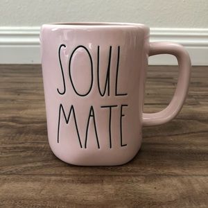 Rae Dunn Soul Mate Mug Pink Valentine
